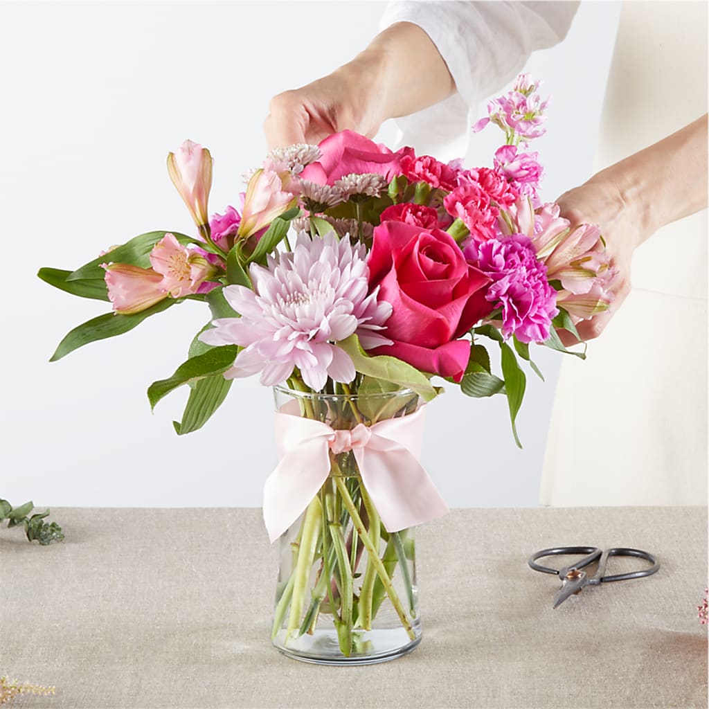 Pink Ribbon - A Florist Original – F & S FLOWERS DESIGN LLC, Margate FL