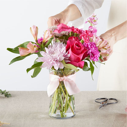 Pink Ribbon - A Florist Original – F & S FLOWERS DESIGN LLC, Margate FL