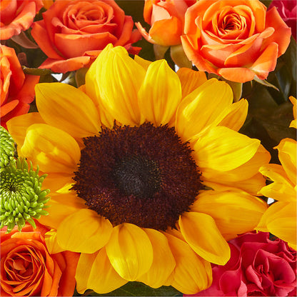 Sun-drenched Blooms Box Bouquet – F & S FLOWERS DESIGN LLC, Margate FL