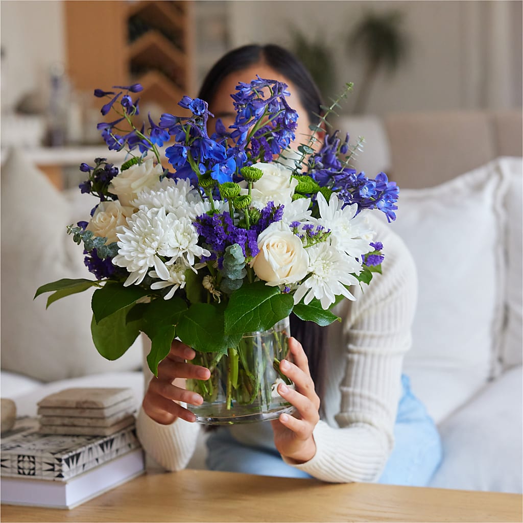 Cerulean Waves Bouquet – F & S FLOWERS DESIGN LLC, Margate FL