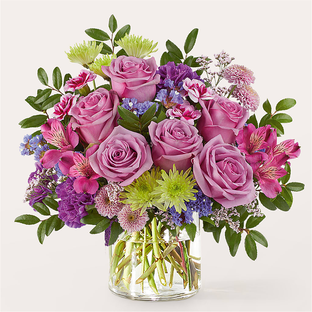 Glass Half Full Bouquet – F & S FLOWERS DESIGN LLC, Margate FL