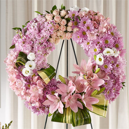 Gift of Warmth Wreath – F & S FLOWERS DESIGN LLC, Margate FL