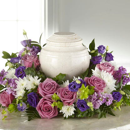 Blooming Sympathy Cremation Adornment – F & S FLOWERS DESIGN LLC, Margate FL
