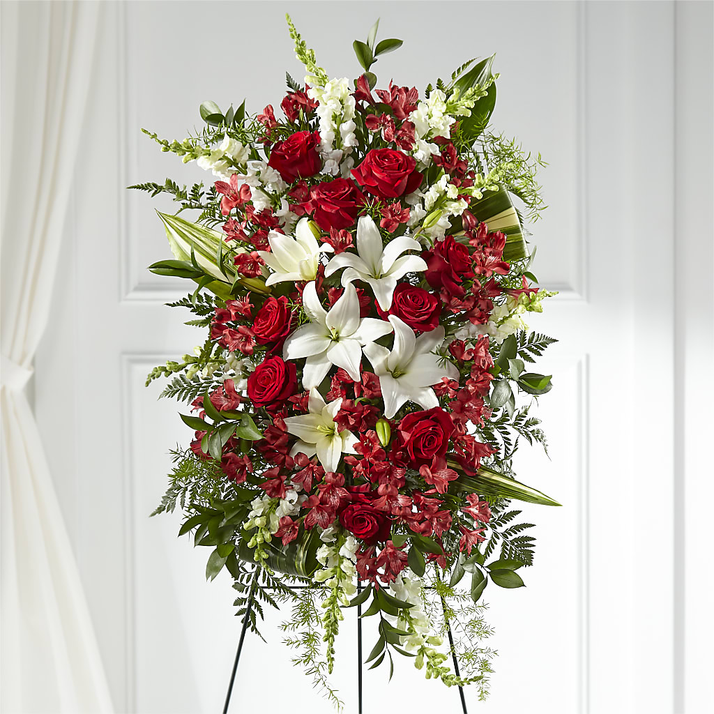 Everlasting Memory Standing Spray – F & S FLOWERS DESIGN LLC, Margate FL