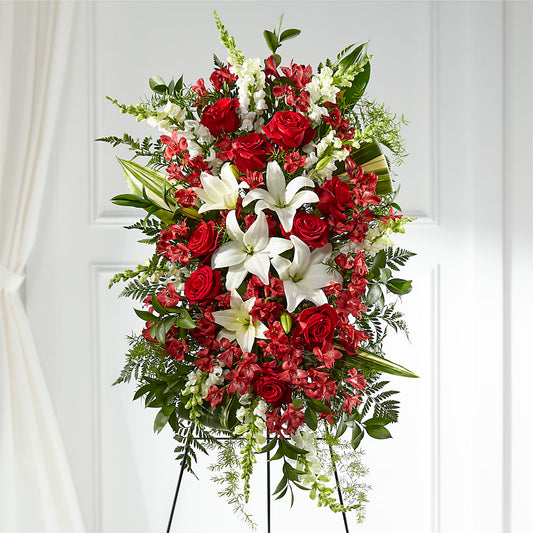 Everlasting Memory Standing Spray – F & S FLOWERS DESIGN LLC, Margate FL
