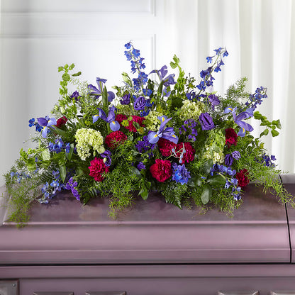Always Treasured Casket Spray – F & S FLOWERS DESIGN LLC, Margate FL