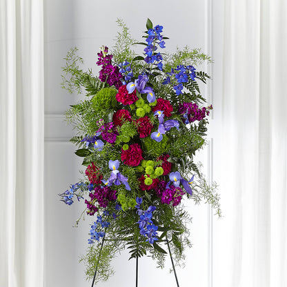 Heavenly Skies Standing Spray – F & S FLOWERS DESIGN LLC, Margate FL