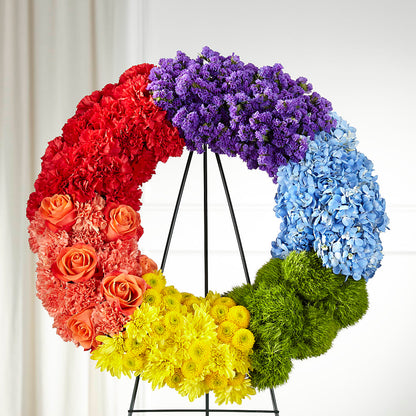 Circle of Love Wreath – F & S FLOWERS DESIGN LLC, Margate FL