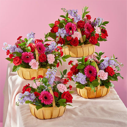 Pink Picnic Basket – F & S FLOWERS DESIGN LLC, Margate FL