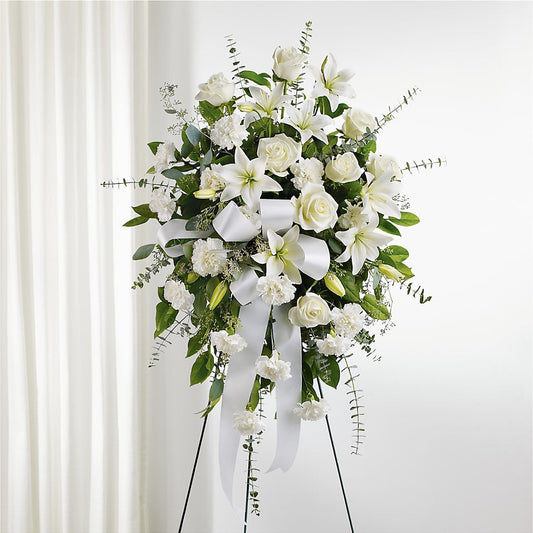 With Care Standing Spray – F & S FLOWERS DESIGN LLC, Margate FL
