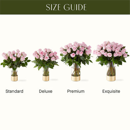 Picture Perfect Pink Rose Bouquet – F & S FLOWERS DESIGN LLC, Margate FL