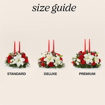 Seasonal Festivities Centerpiece – F & S FLOWERS DESIGN LLC, Margate FL