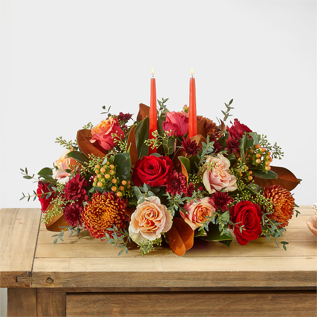 Gather Near Centerpiece – F & S FLOWERS DESIGN LLC, Margate FL