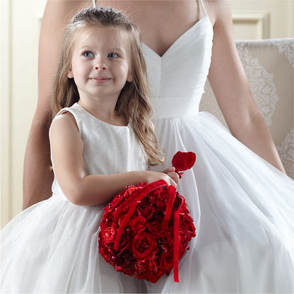 Pure at Heart Flower Girl Arrangement – F & S FLOWERS DESIGN LLC, Margate FL